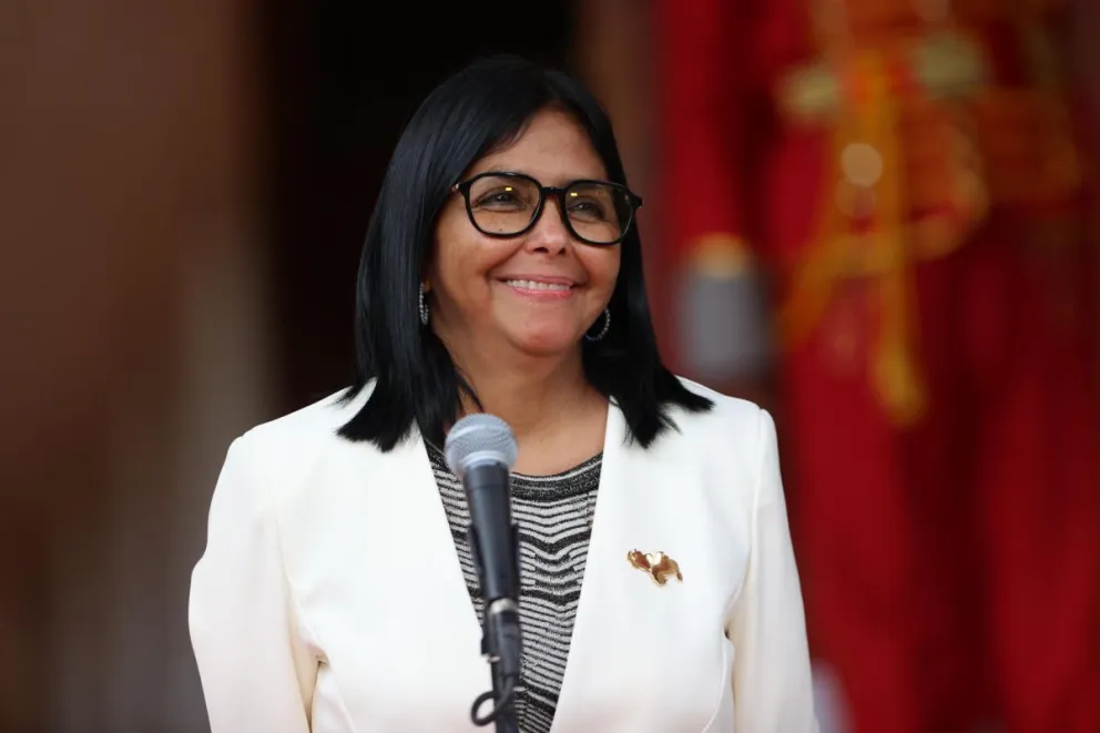 Fotografía de archivo de la presidenta encargada de Venezuela, Delcy Rodríguez. Foto: EFE
