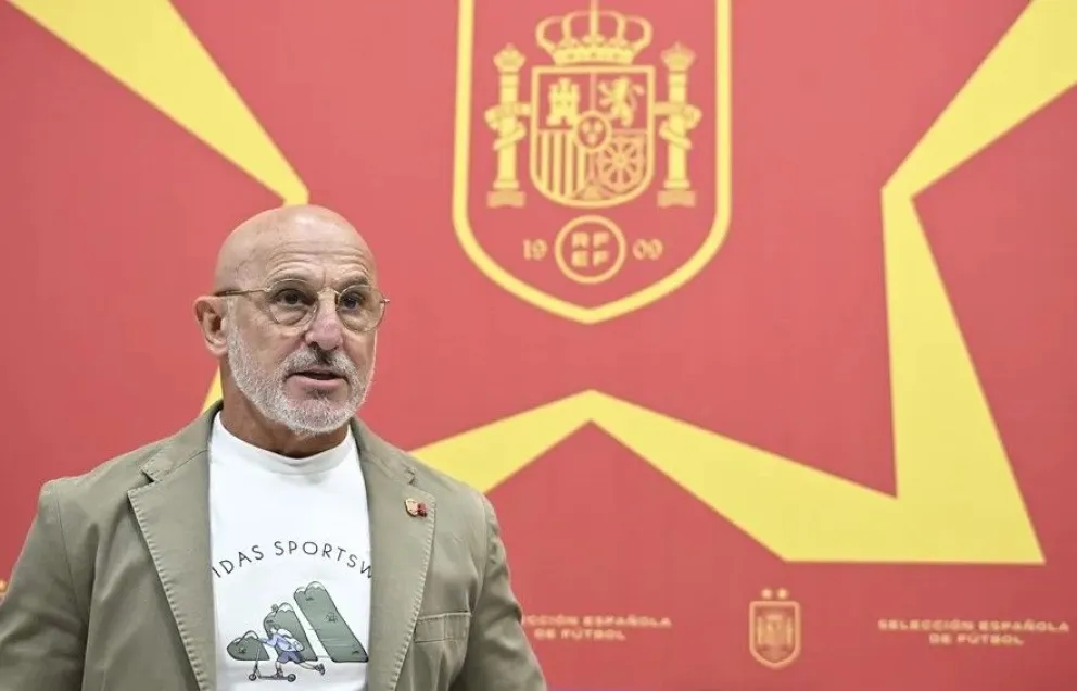 Luis de la Fuente, entrenador de la selección española. Crédito: EFE