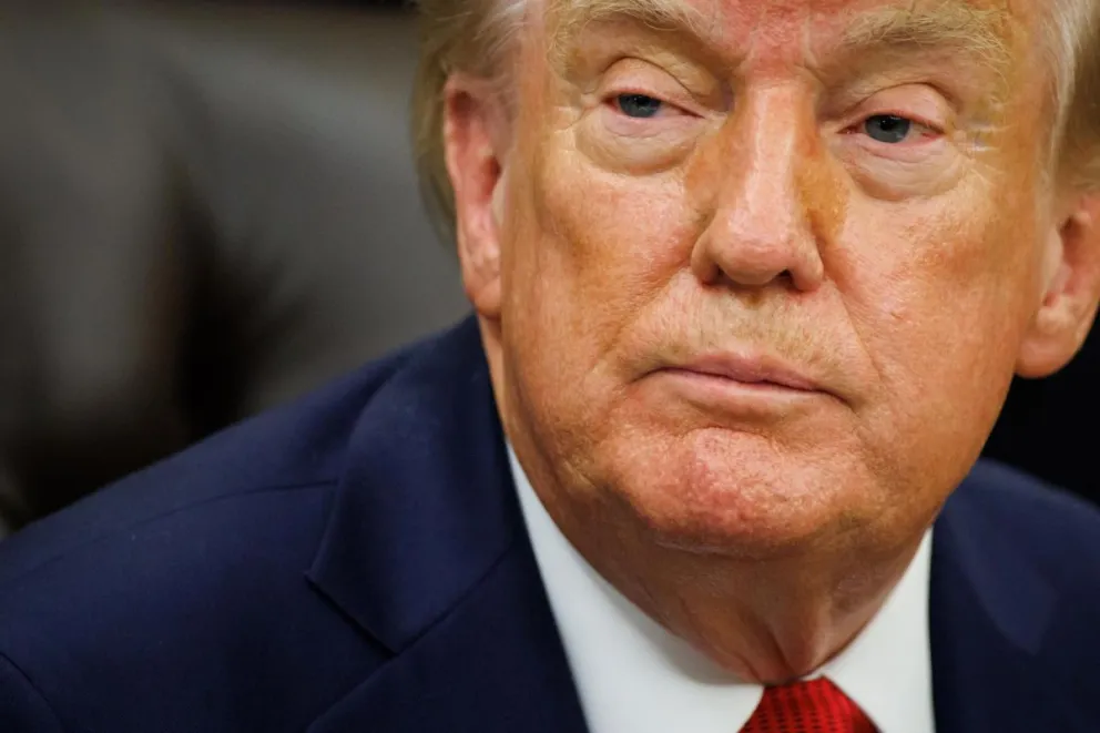 El presidente de EE.UU., Donald Trump, en el Despacho Oval de la Casa Blanca, el 18 de septiembre de 2026. Foto: EFE