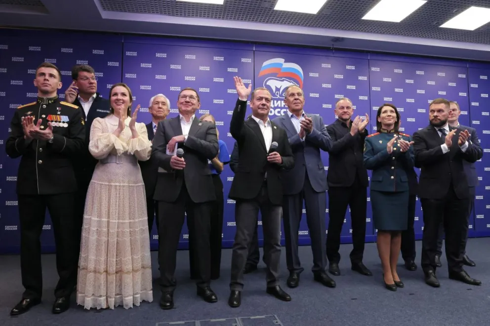 Los representantes del partido del Kremlin. Foto: EFE 