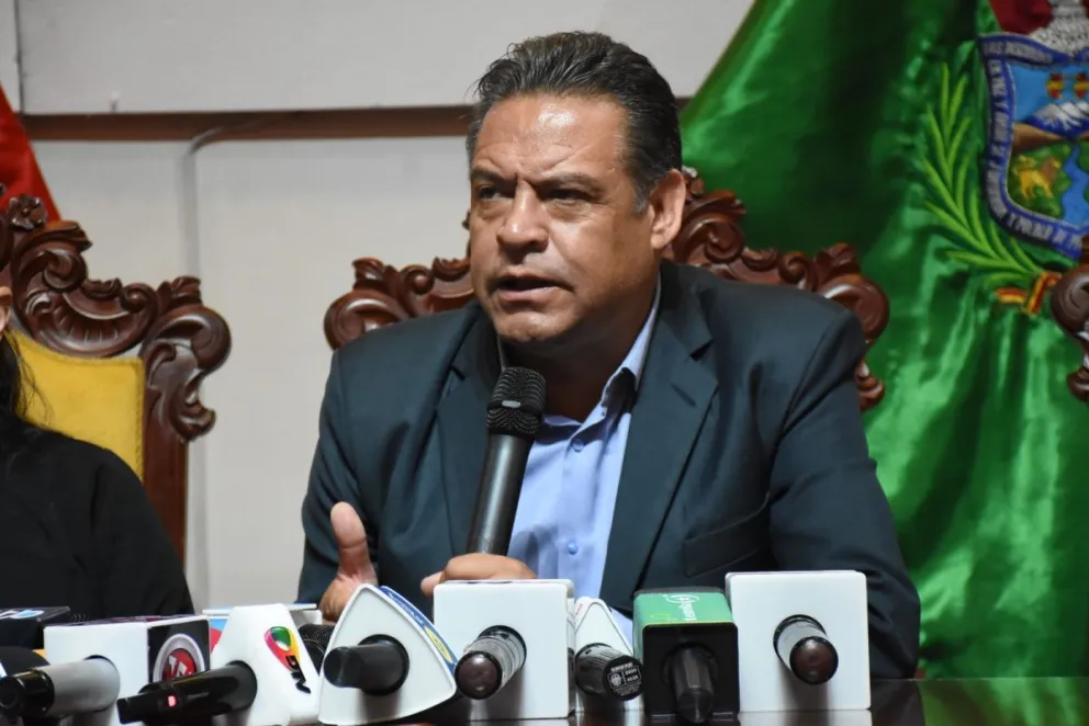 Luis Revilla, gobernador de La Paz. Foto: Gobernación 