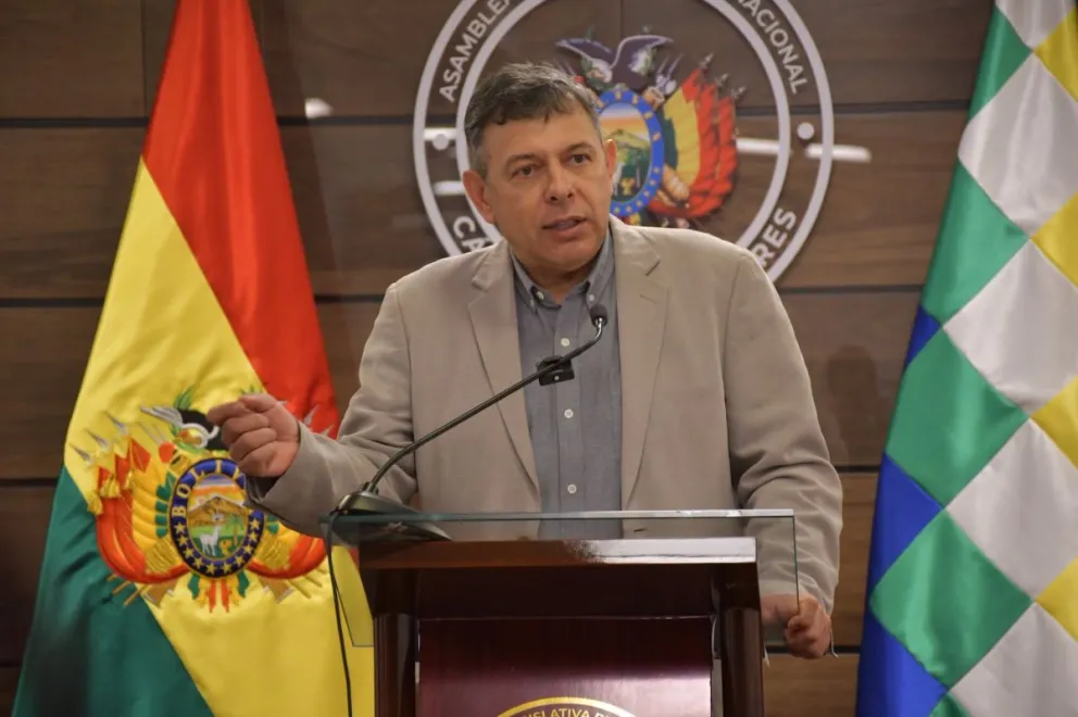 El presidente de la Cámara de Senadores, Diego Ávila
