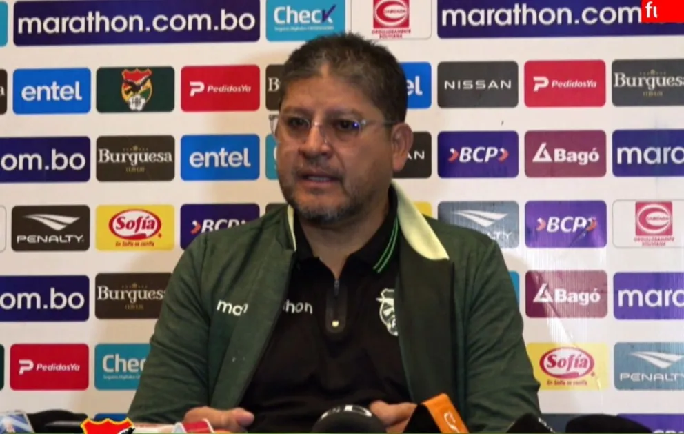 El director técnico de la selección nacional durante la conferencia de prensa que ofreció este miércoles. Foto. Captura de video