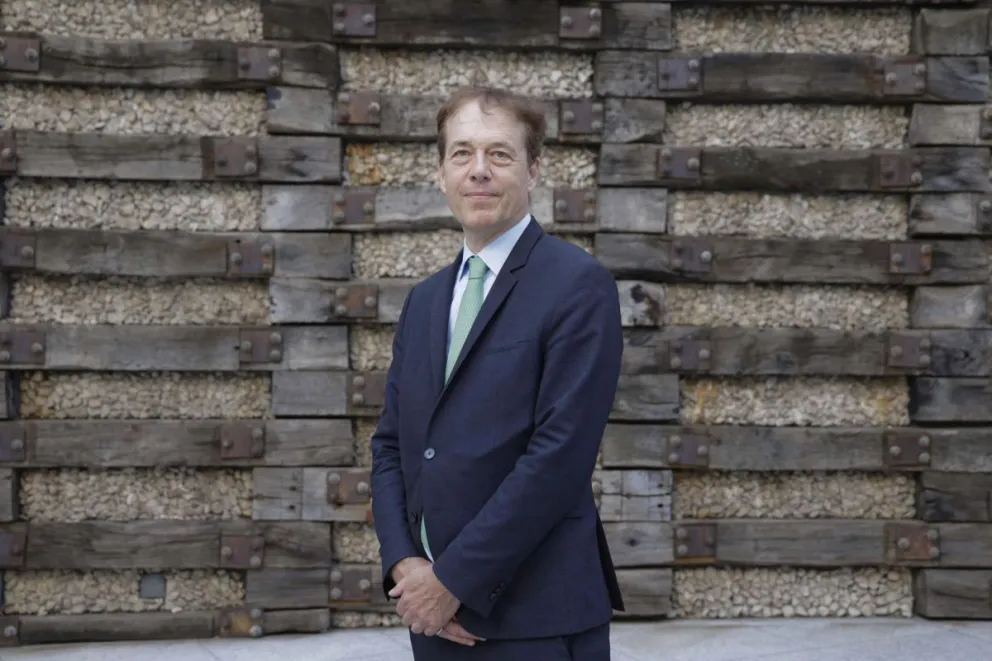El historiador estadounidense y profesor en Harvard Sven Beckert , autor de 'Capitalismo', una obra monumental que el autor presenta estos días en España. Foto: EFE