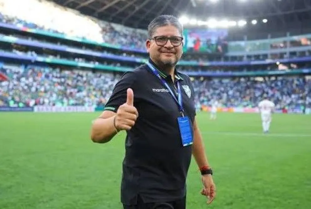 Óscar Villegas, director técnico de la selección boliviana. 