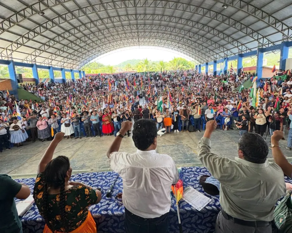 El ampliado del instrumento político Evo Morales. RKC