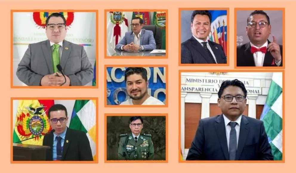 EEUU restringió las visas de 13 bolivianos y sus familias, entre ellos Roger Mariaca e Iván Lima, bajo el argumento de que sus acciones socavan los gobiernos democráticamente elegidos. Foto: Composición