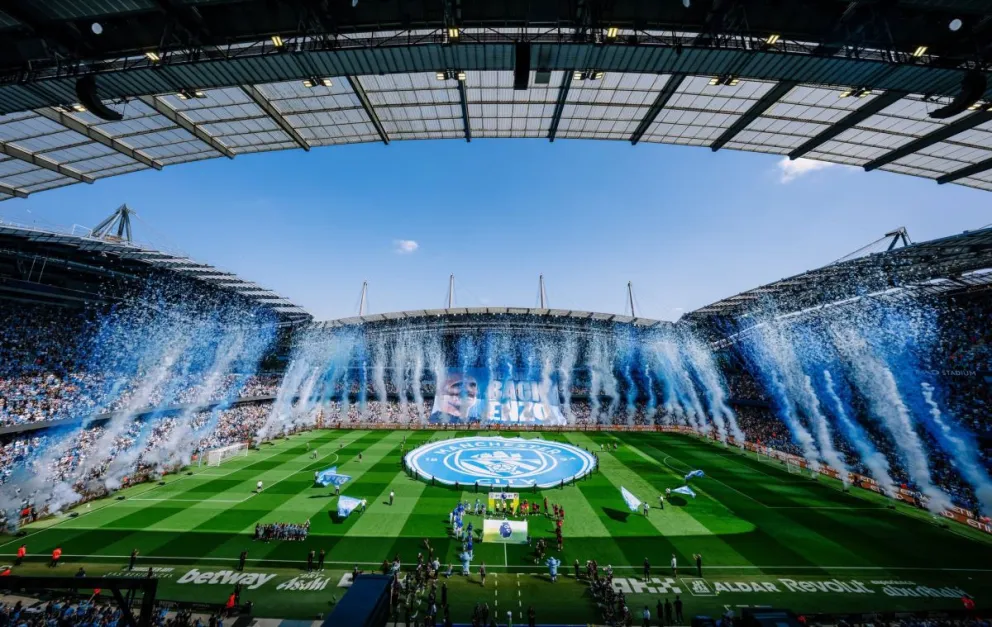 El Etihad Stadium, donde juega el club inglés. Foto: Manchester City.