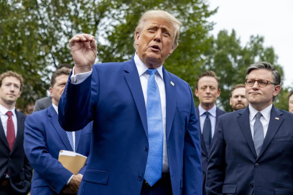 Donald Trump, presidente de Estados Unidos. Foto: EFE  