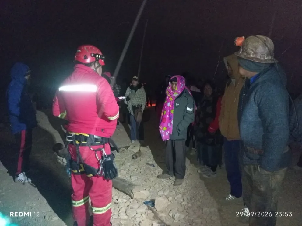 El ingreso a la mina 9 de Abril, donde se registró un hundimiento de la plataforma que provocó la muerte de tres trabajadores. Foto: SABCO Visión Potosí