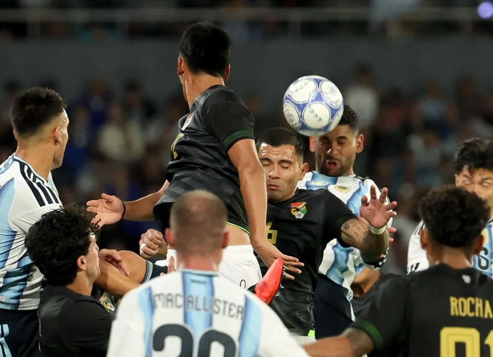 Incidencia del partido que Argentina le ganó a Bolivia en Córdoba. Foto: Selección argentina