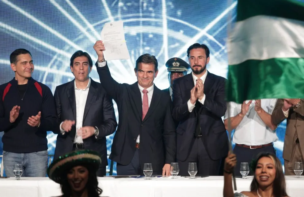 El acto realizado este domingo en Santa Cruz. Fot0o: APG
