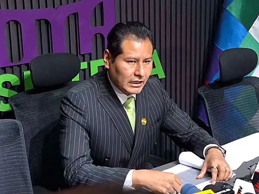 El ahora exfiscal departamental de La Paz, Luis Carlos Torrez. Foto: Visión 360
