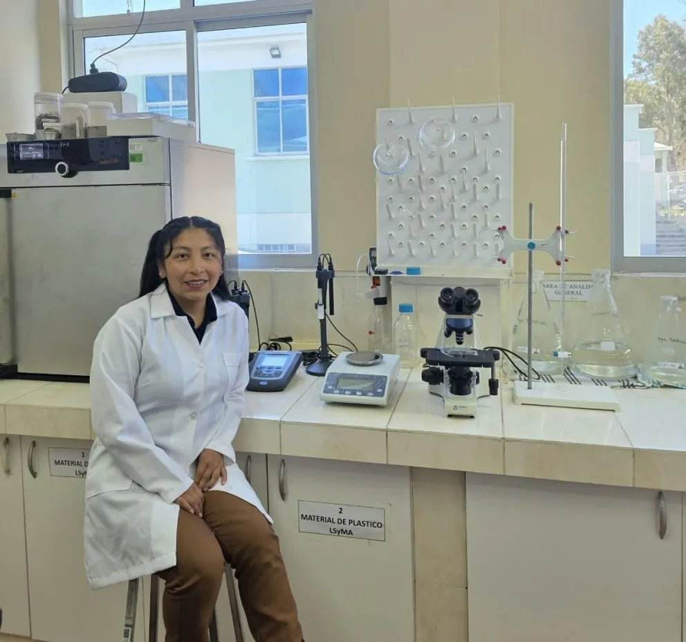 La investigadora de la UMSA, Gavi Alavi. Foto: Gavi Alavi