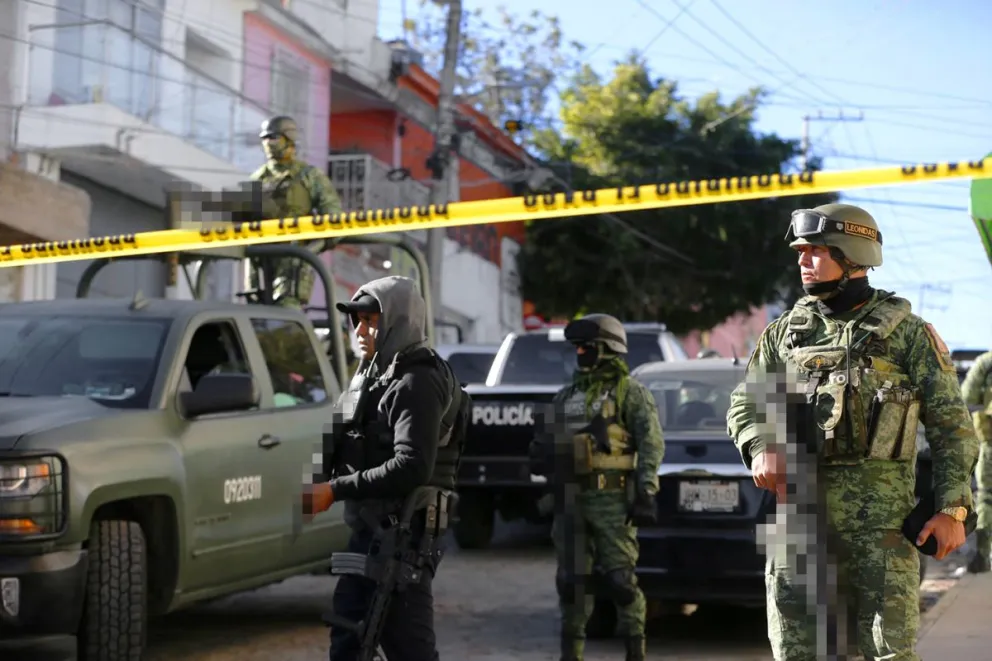 Fotografía de archivo, agentes del Ejército Mexicano Guardia Civil (Policía Estatal) en el estado mexicano de Michoacán. Foto: EFE
