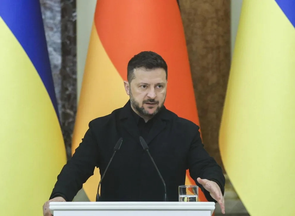 El presidente de Ucrania, Volodímir Zelenski, en una imagen del 4 de octubre de 2026. Foto: EFE