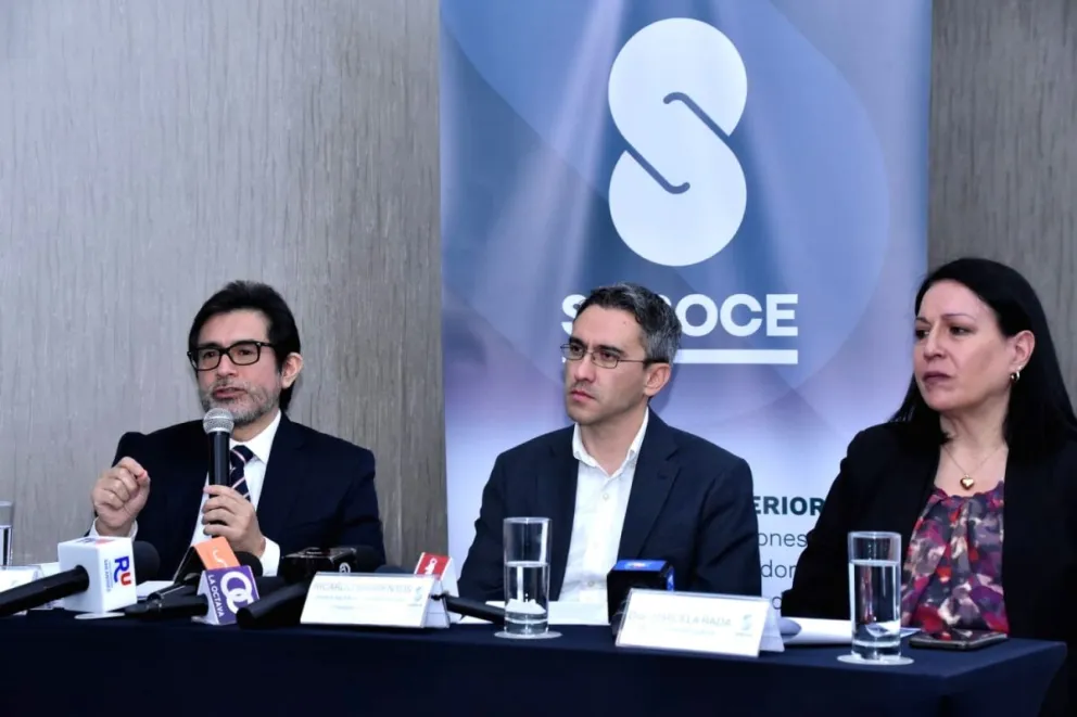 Conferencia de prensa de SOBOCE. Foto: SOBOCE
