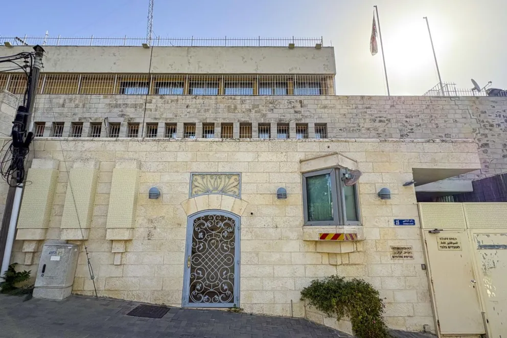 El consulado General del Reino Unido en Jerusalén, ubicado en un edificio en la parte oriental de esta ciudad. Foto: EFE