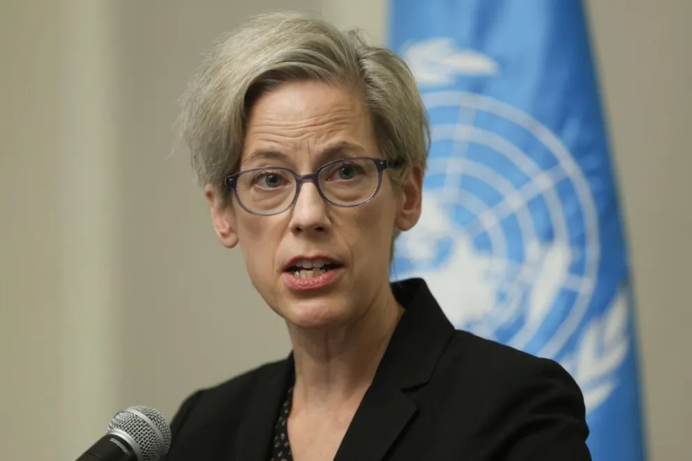 La relatora especial de las Naciones Unidas sobre la Independencia de Magistrados y Abogados, Margaret Satterthwaite. Foto: EFE