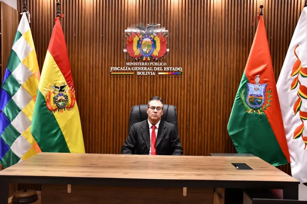 El fiscal general interino, Armando Urioste. Foto: Fiscalía General