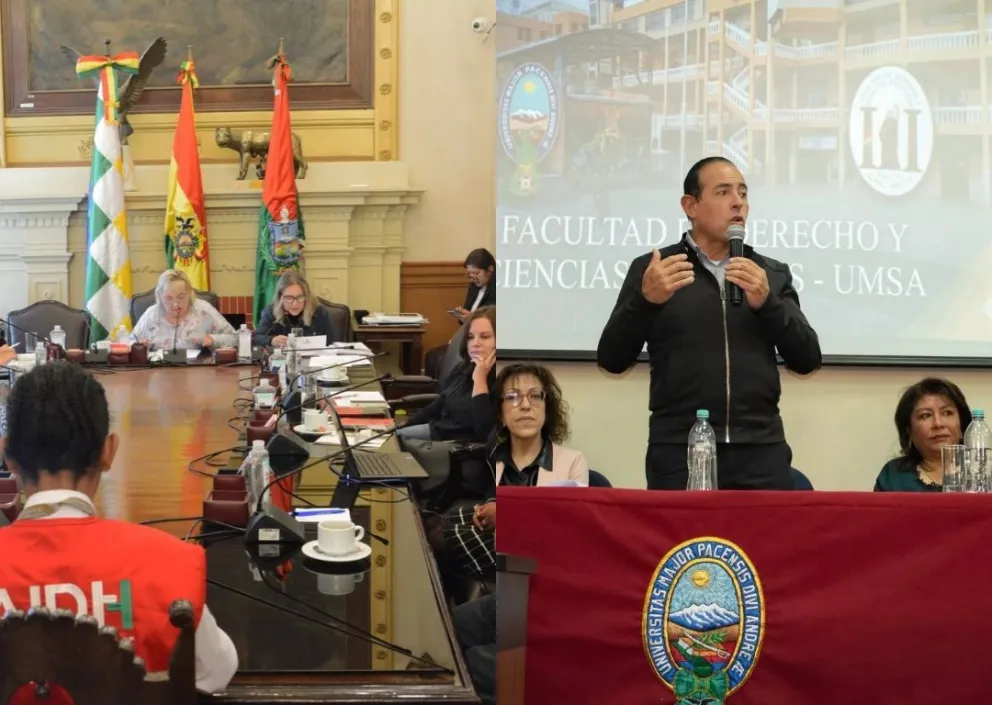 Los concejales municipales de La Paz y el alcalde César Dockweiler. Foto: Concejo Municipal de La Paz y César Dockweiler/Facebook