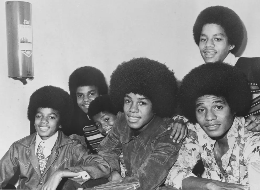 Los Jackson Five, aquí con seis miembros, en 1972. Foto: EFE 