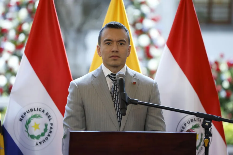 El presidente de Ecuador, Daniel Noboa. Foto: EFE