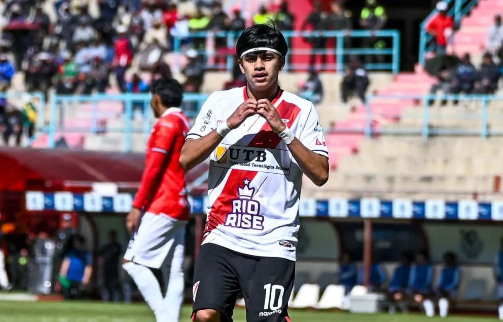 Jesús Maraude celebra uno de los goles que convirtió para el Millonario. Foto: Club Always Ready