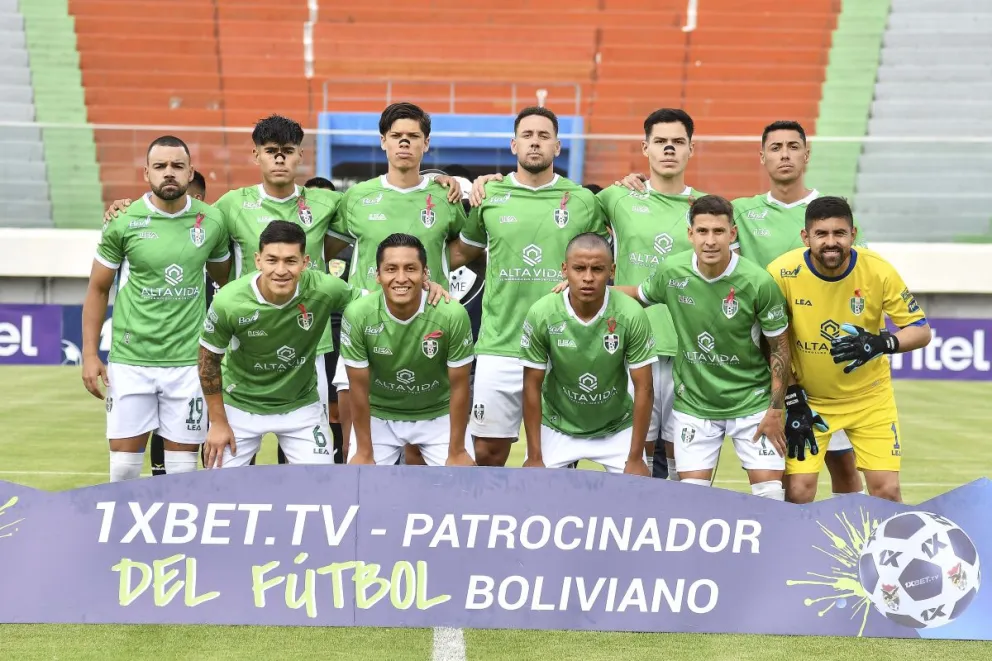El equipo tarijeño que corre riesgo de perder la categooía. Foto. APG