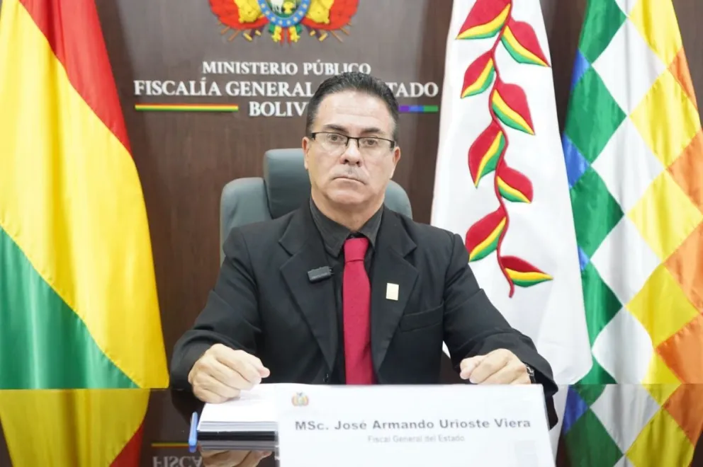 José Armando Urioste, fiscal general del Estado interino. Foto: FGE
