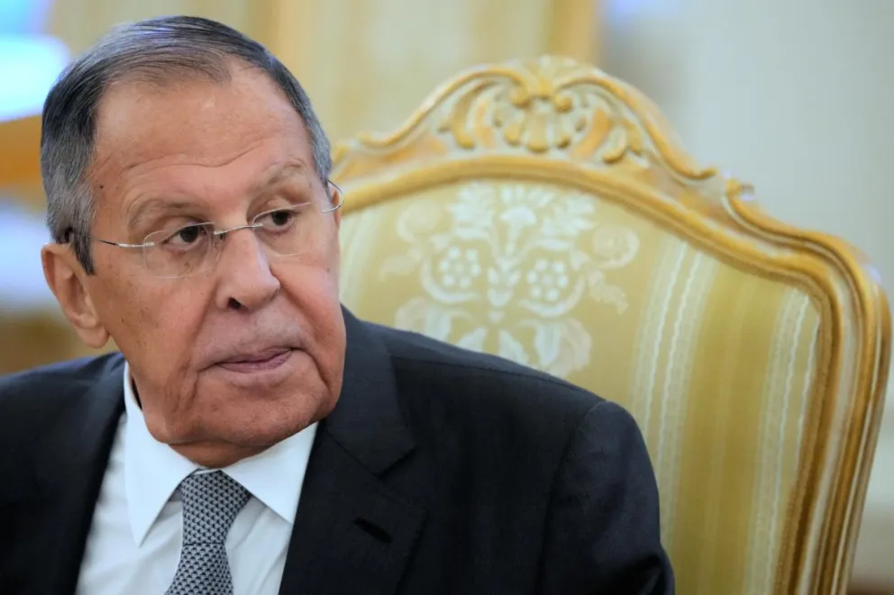 El ministro de Exteriores ruso, Serguéi Lavrov, en una imagen del 13 de octubre de 2026. Foto: EFE