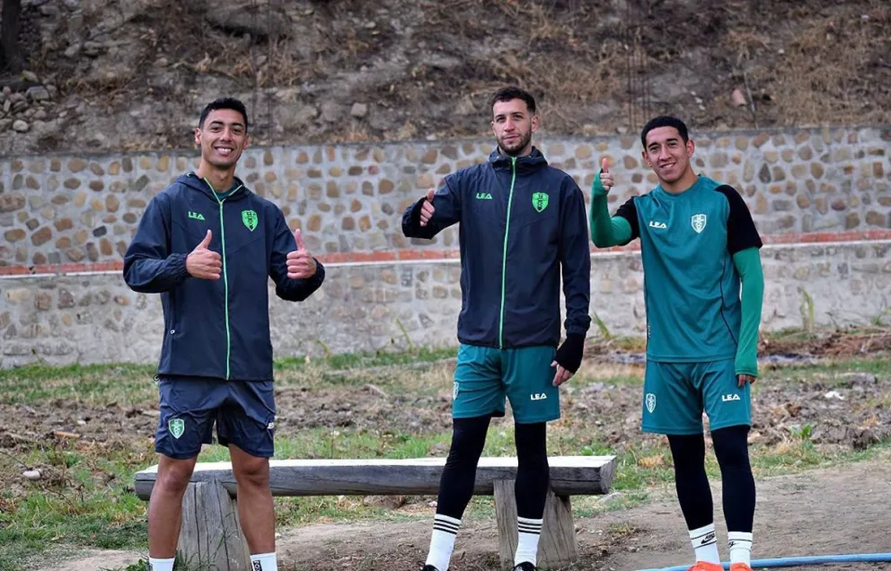 Jugadores del cuadro tarijeño en una práctica anterior. Foto: Real Tomayapo.