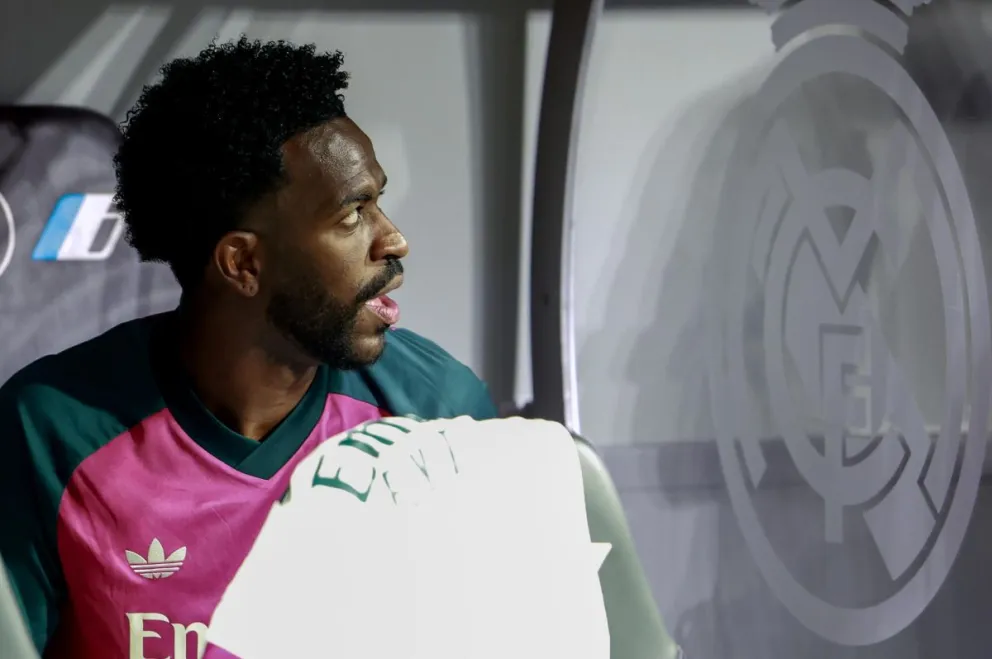 El delantero del Real Madrid Vinicius Junior. Foto: EFE.