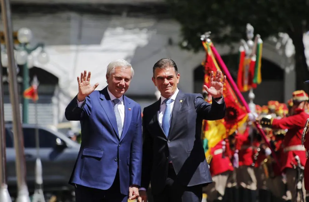 Los presidentes José Antonio Kast y Rodrigo Paz