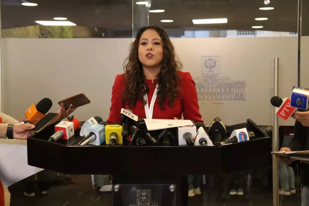 La diputada de Libre, Adriana Jiménez, Foto: Cámara de Diputados