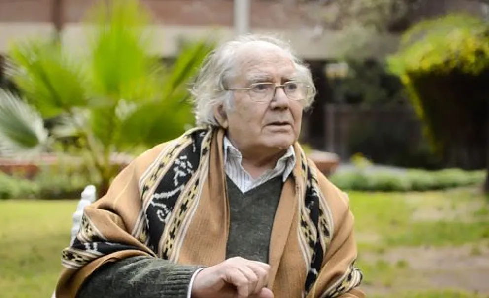 Premio Nobel de la Paz, Adolfo Pérez Esquivel. Foto:Serpaj