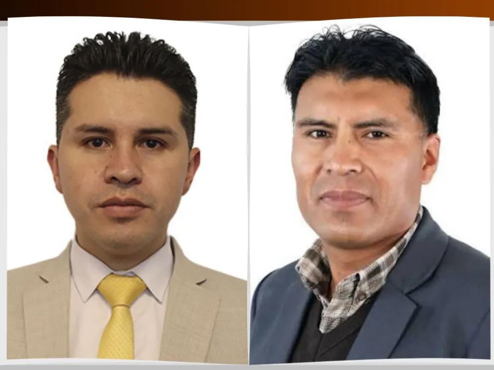 El diputado Manolo Rojas y el senador suplente Nilton Condori
