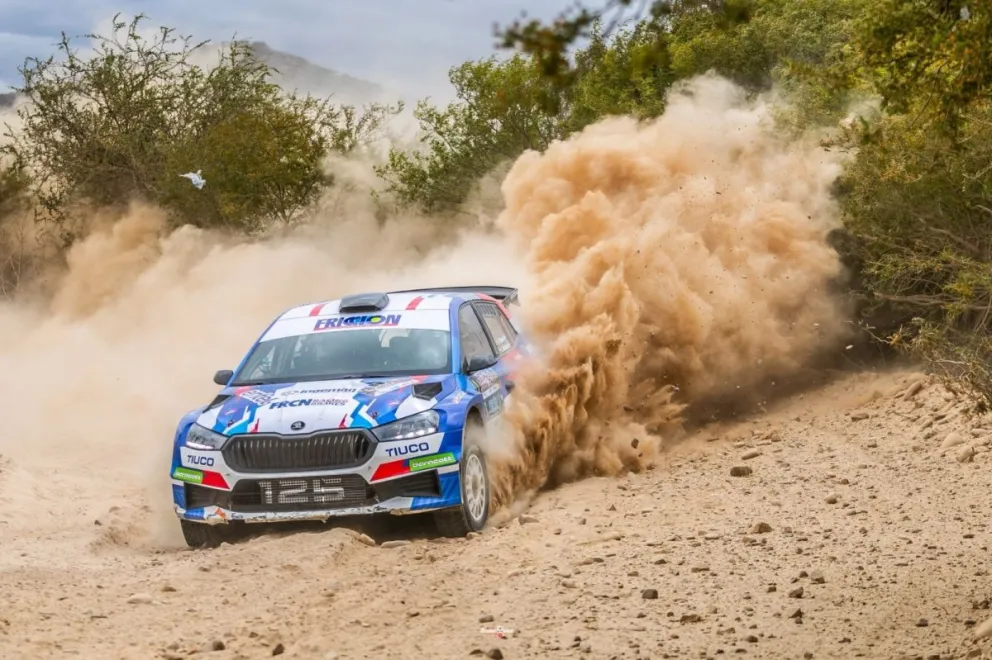 El piloto cruceño durante la prueba tarijeña. Foto: Franco Racing.