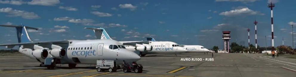 Ecojet realizará un vuelo exploratorio el próximo 10 de noviembre a la ciudad de Potosí. Foto: Ecojet