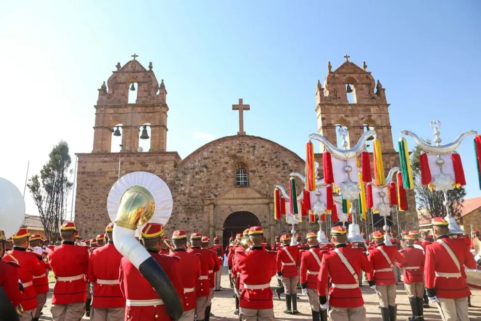 Los festejos por los 478 aniversario del departamento de La Paz. Foto: GADLP