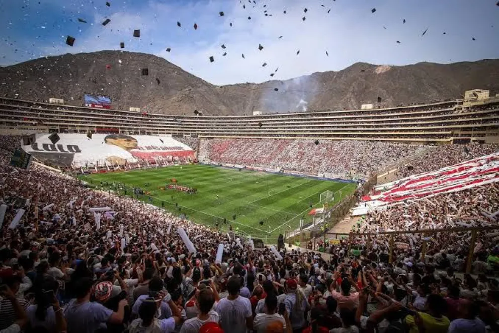 El estadio Monumental, sede del encuentro amistoso entre Perú y Bolivia. Foto: EPC