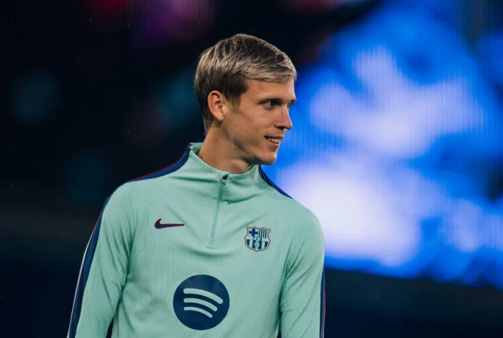 El español Dani Olmo. Foto: Barcelona.