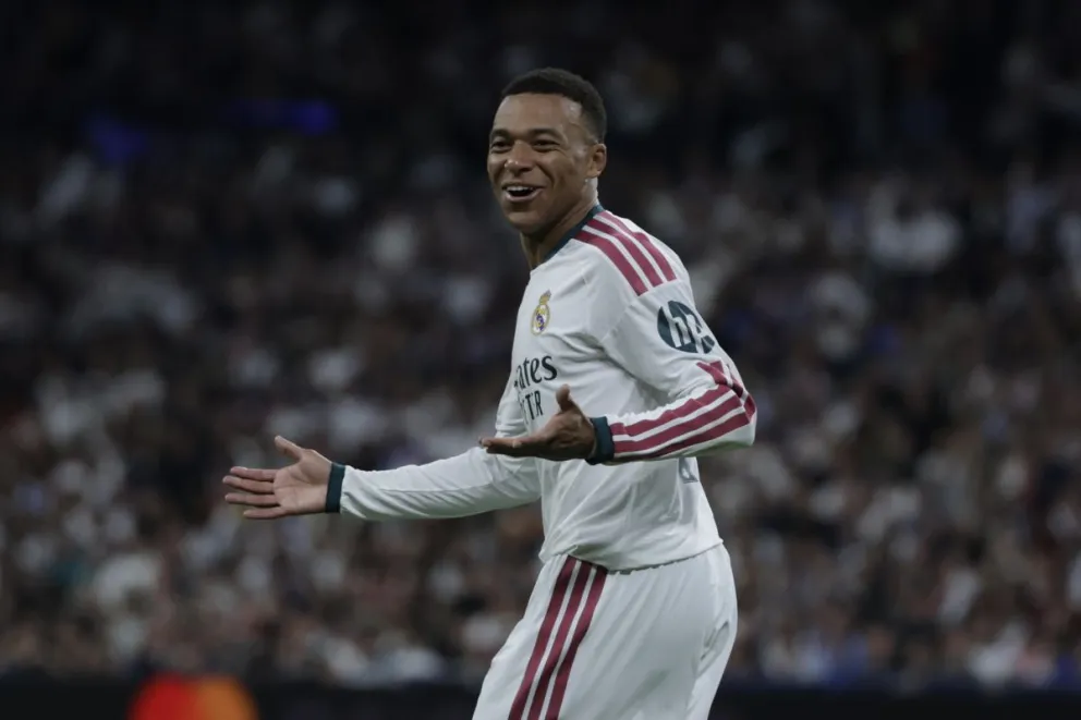 El delantero francés del Real Madrid, Kylian Mbappé. Foto: EFE.