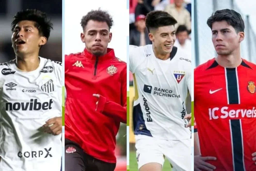 Terceros, Paniagua, Villamil y López no tienen ritmo en sus clubes. Fotos: AD