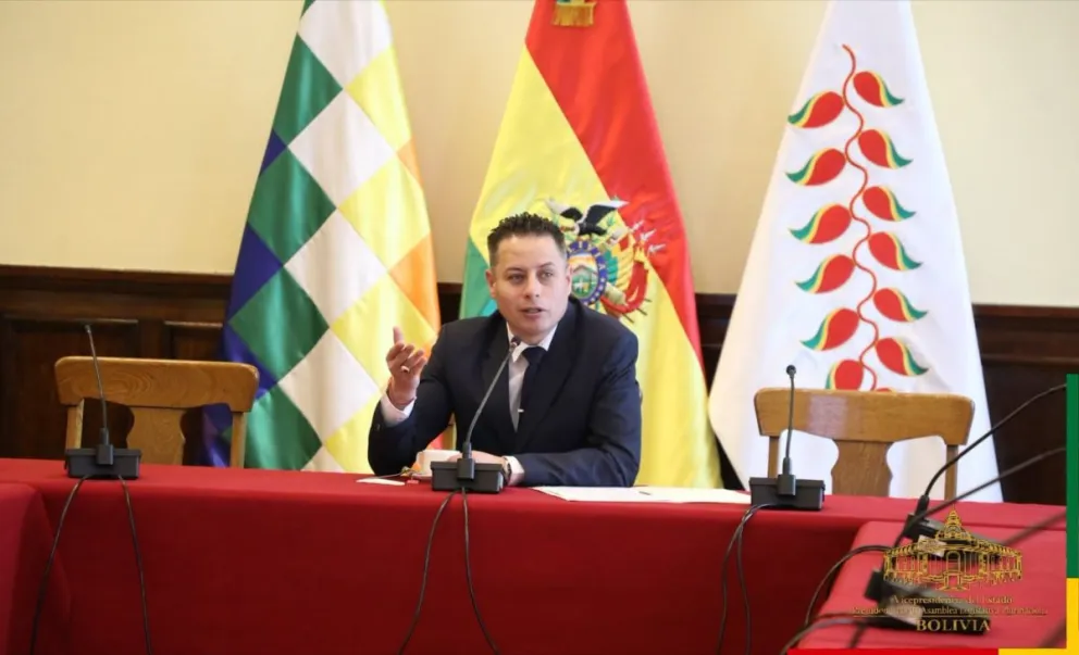 Edmand Lara, vicepresidente del Estado. Foto: Vicepresidencia 