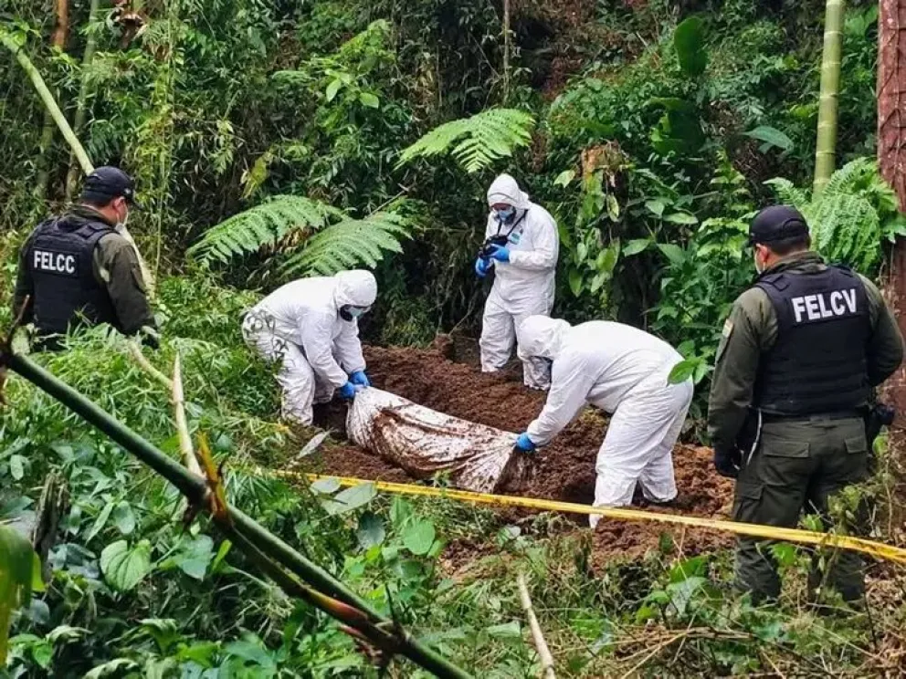 El cuerpo de Karen Lorena fue enterrado en el patio trasero de la casa en la que habitaba con su pareja. Foto Actualidad Contenidos