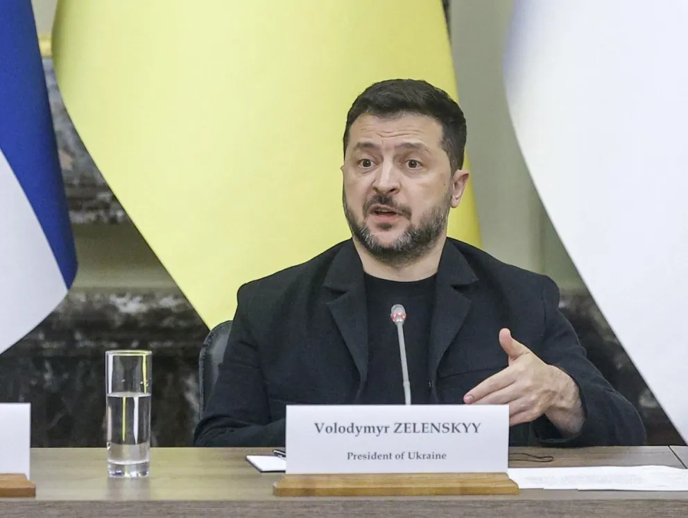 El presidente de Ucrania, Volodímir Zelenski, en una imagen del 22 de octubre de 2026. Foto: EFE