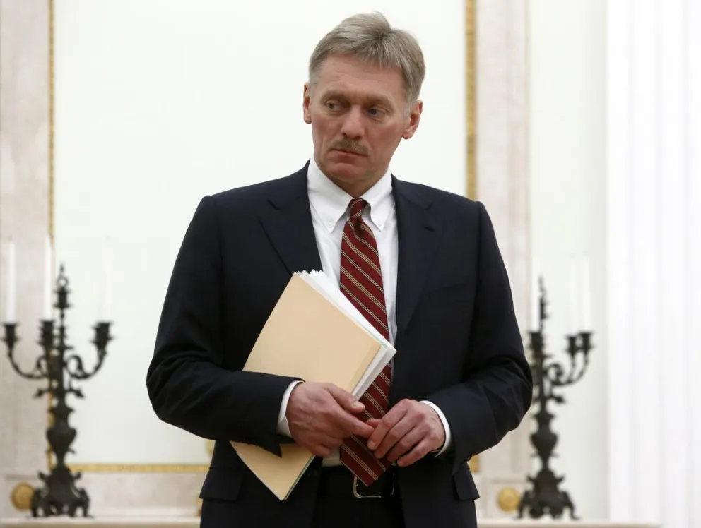 Portavoz del Kremlin, Dmitri Peskov. Foto: EFE 