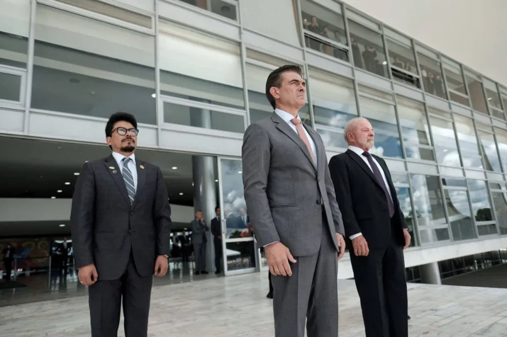 El presidente Rodrigo Paz (Bolivia) y Luiz Inácio Lula da Silva (Brasil), Foto: RRSS de Paz 