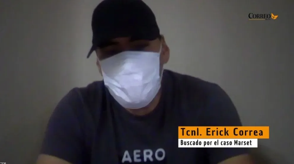El jefe policial Erick Correa en entrevista con el diario Correo del Sur. Foto: Captura
